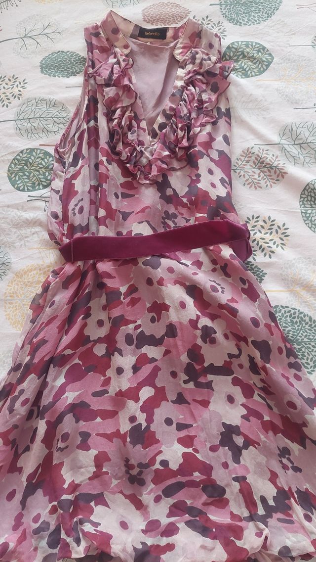 Vestido Tintoretto seda talla S