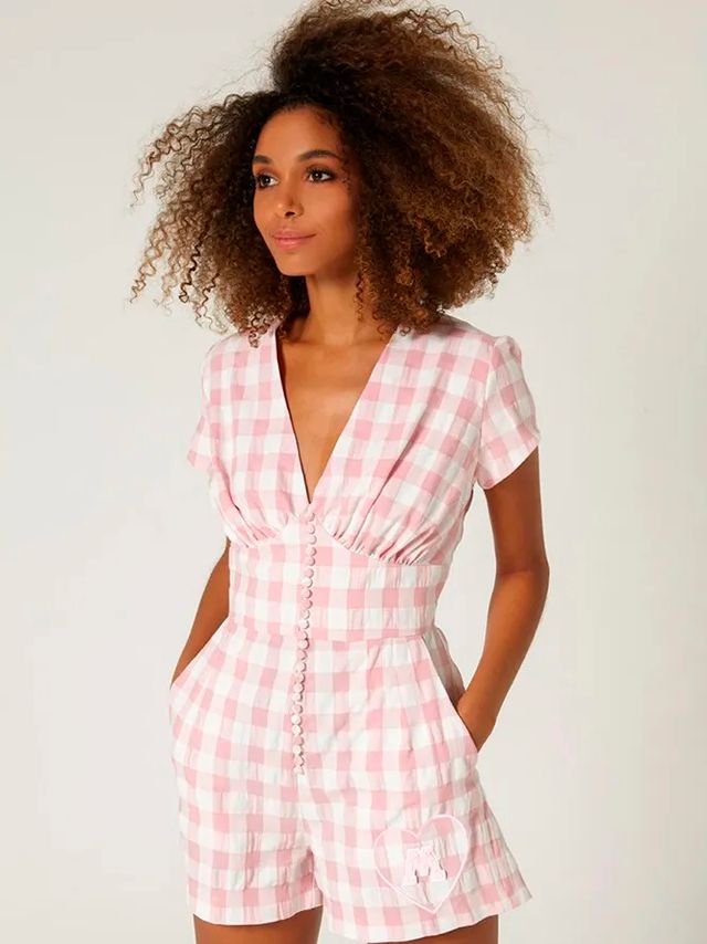 Mono Mangata vichy rosa 30%