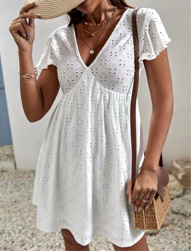 Vestido blanco verano - Talla XS