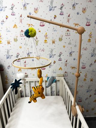 Móvil cuna bebé - animales