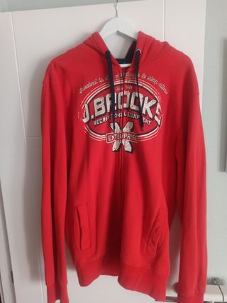 Sudadera Blend negra con detalles azules XL