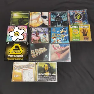 Lote 18 cds discos dance makina house mix Two