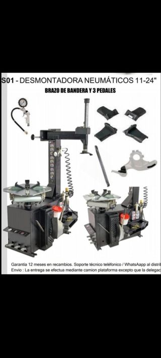 Desmontadora neumáticos 11-24"