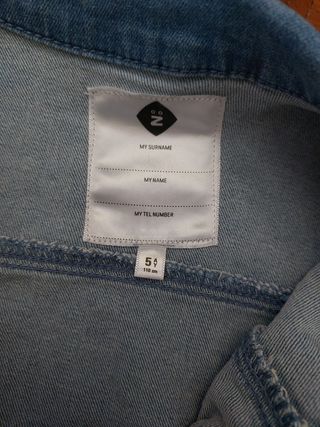 Giubbotto Jeans bimba decorato