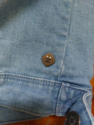 Giubbotto Jeans bimba decorato