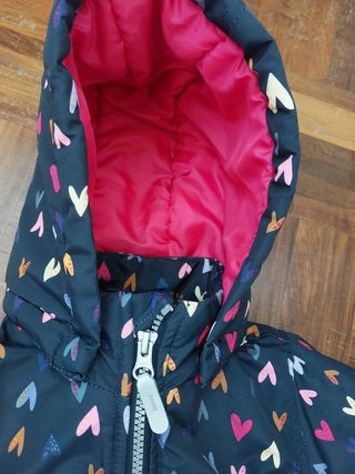 Giubbotto bimba autunno/inverno cuori