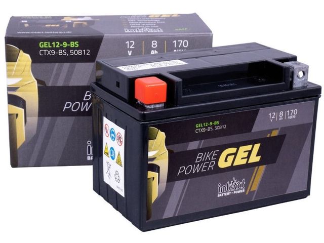 Bateria Intact gel YTX9-BS 12v 8ah
