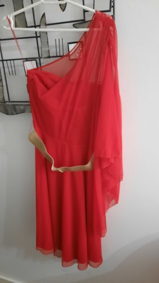 vestido rojo corto 