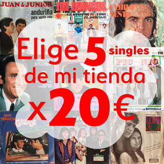 Pack 5 vinilos single a elegir – 20 €