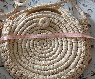 Bolso bandolera mujer estilo natural -COMO NUEVO-