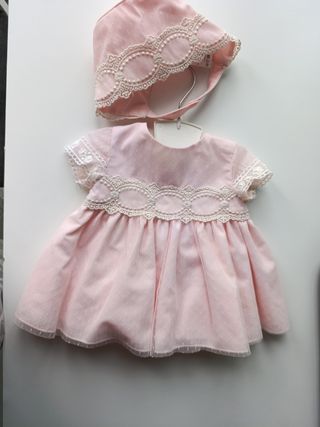 Vestido niña recién nacida