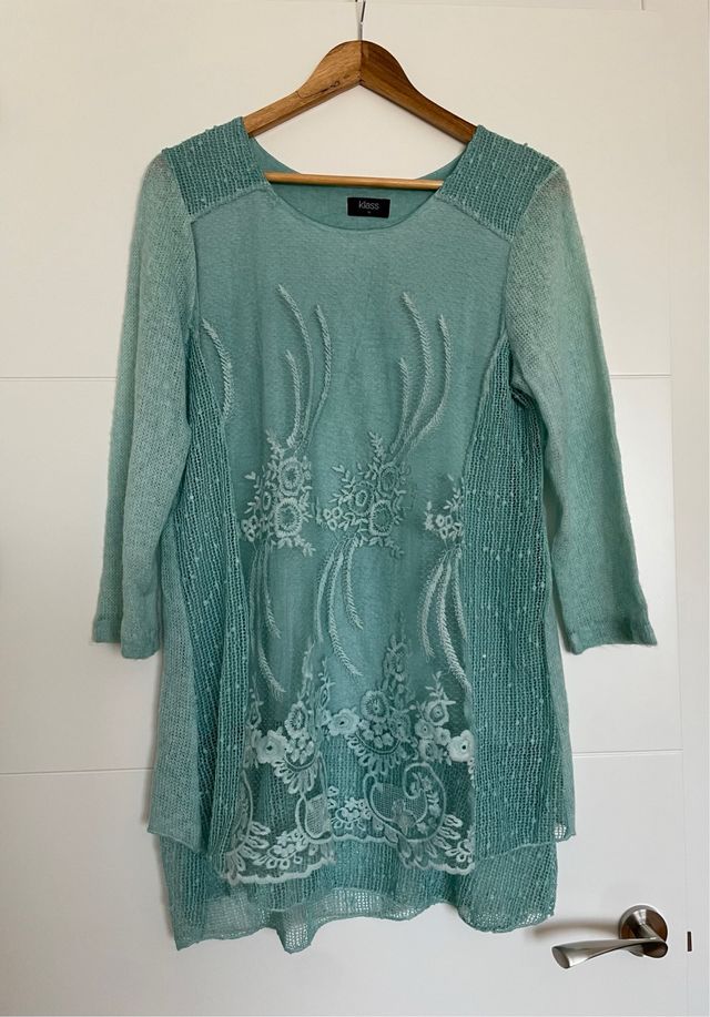 Jersey ligero turquesa