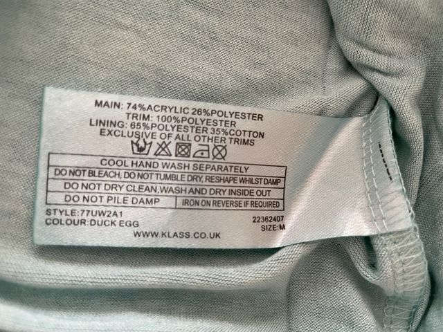 Jersey ligero turquesa