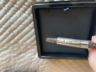 Pulsera Lotus hombre marrón