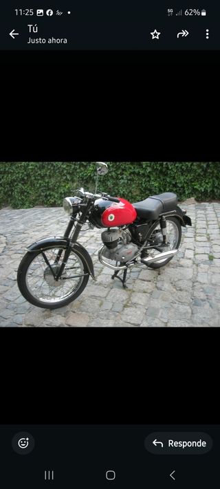 Moto ossa 125. año 1957