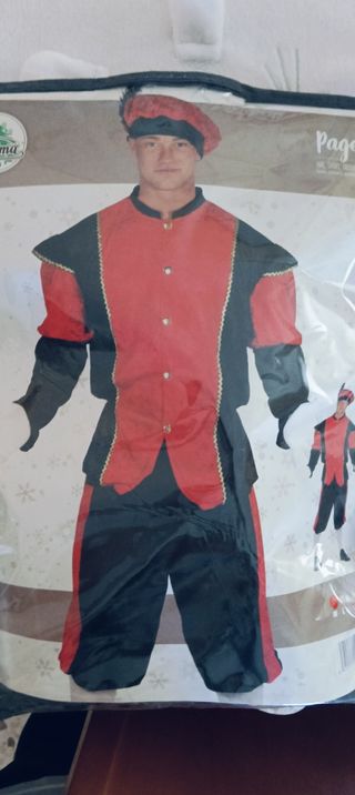 Disfraz paje adulto talla M