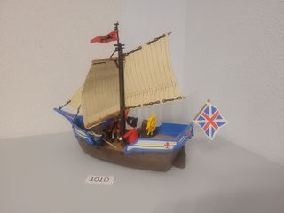 Barco de los soldados británicos de Playmobil
