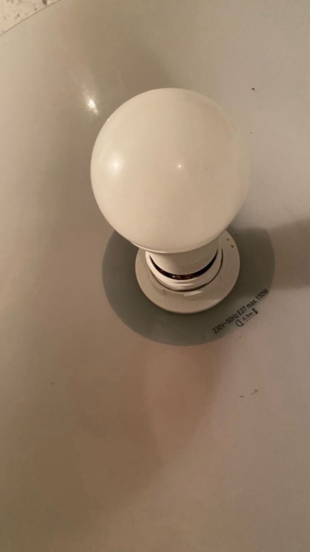 Lámpara de pie gris - 2 luces