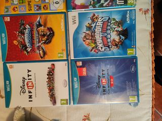 Wii U +juegos y plataformas +muñecos