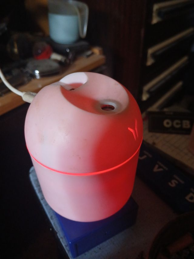 Humificador Aromaterapia - Verde & Rosa