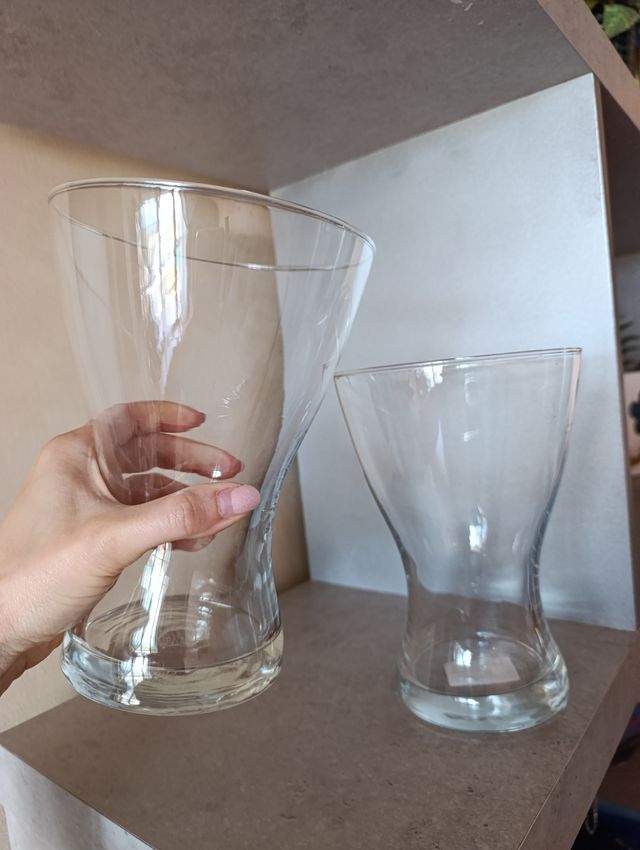 2 Vasi Ikea Trasparenti