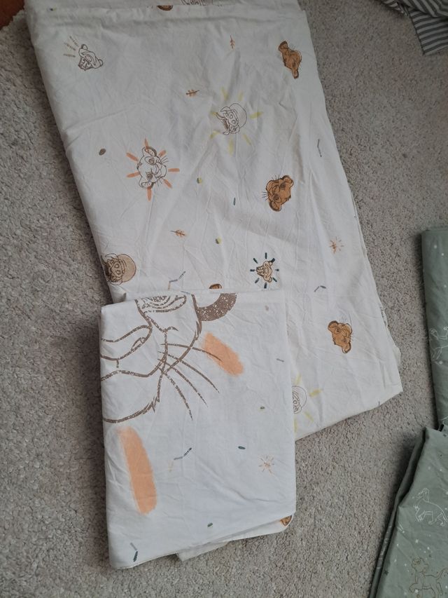 Sábanas cuna bebé Lion King