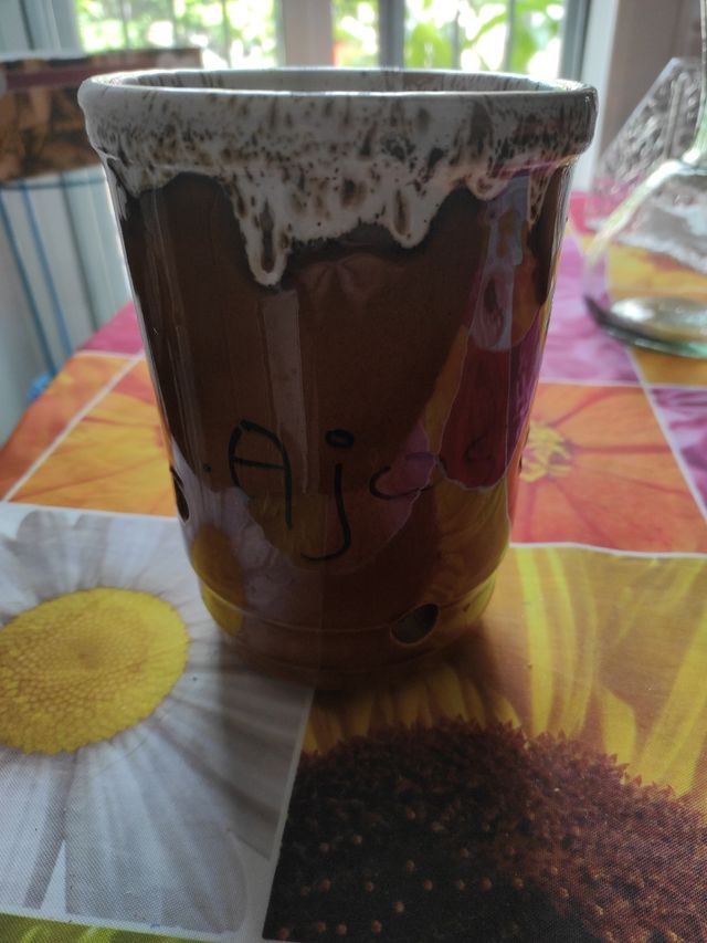 Maceta cerámica para ajos