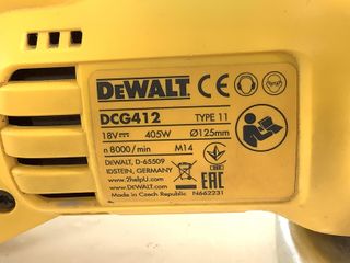 radial dewalt dcg412