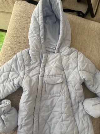 Buzo Bebé 3-6M (55-60cm) - NECK NECK - Azul Claro