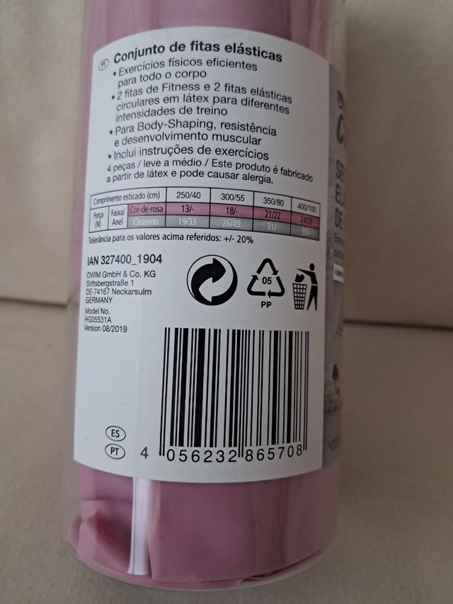 Bandas elásticas fitness Crivit