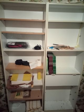 Estantería Madera Blanca ~1,9m