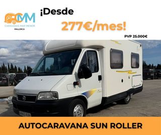 🚌 AUTOCARAVANA SUN ROLLER ¡¡Desde 277 €/mes!!