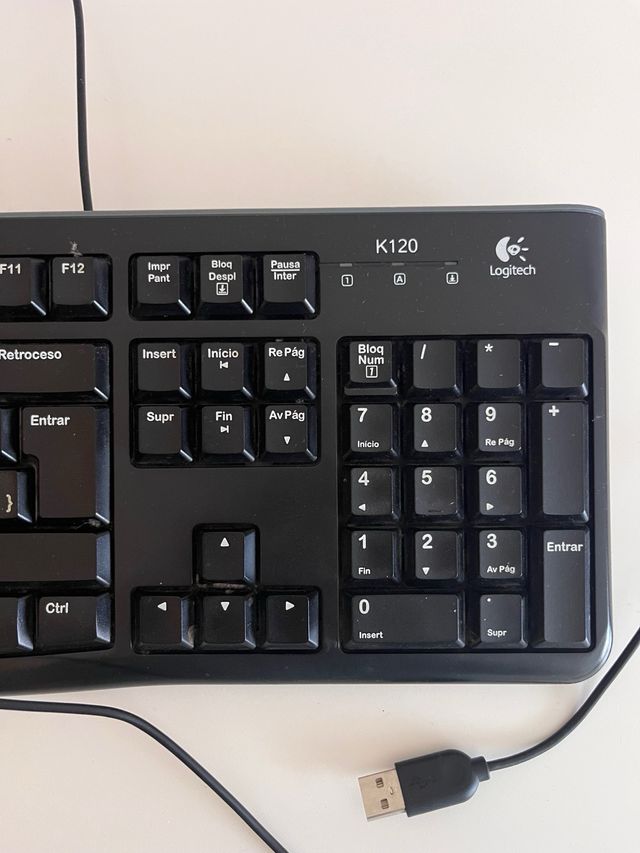 Teclado Logitech K120 - Negro