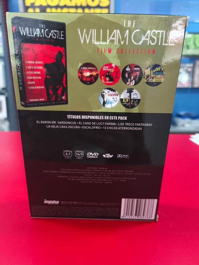 Colección William Castle (6DVDs)