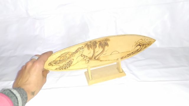 Tavola da surf decorazione con Tartaruga