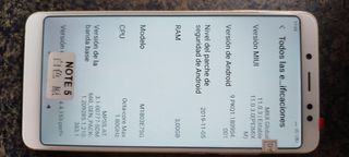 Xiaomi Redmi Note 5 perfecto