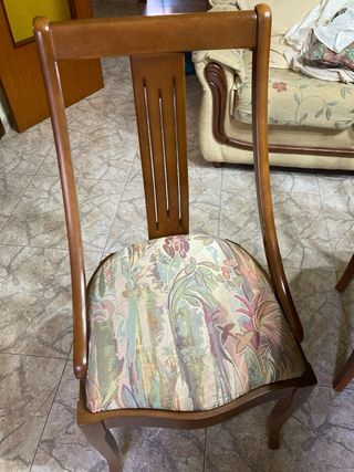 Mesa Comedor + 6 Sillas Madera