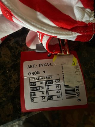 Bikini rayas rojas y blancas