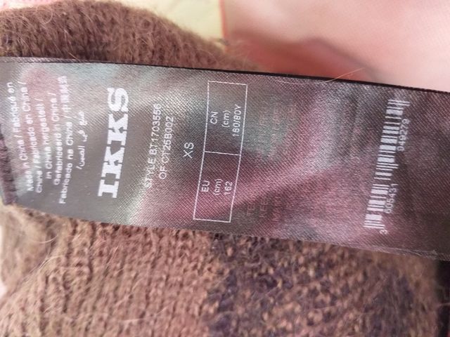 Rebeca lana IKKS verde oliva