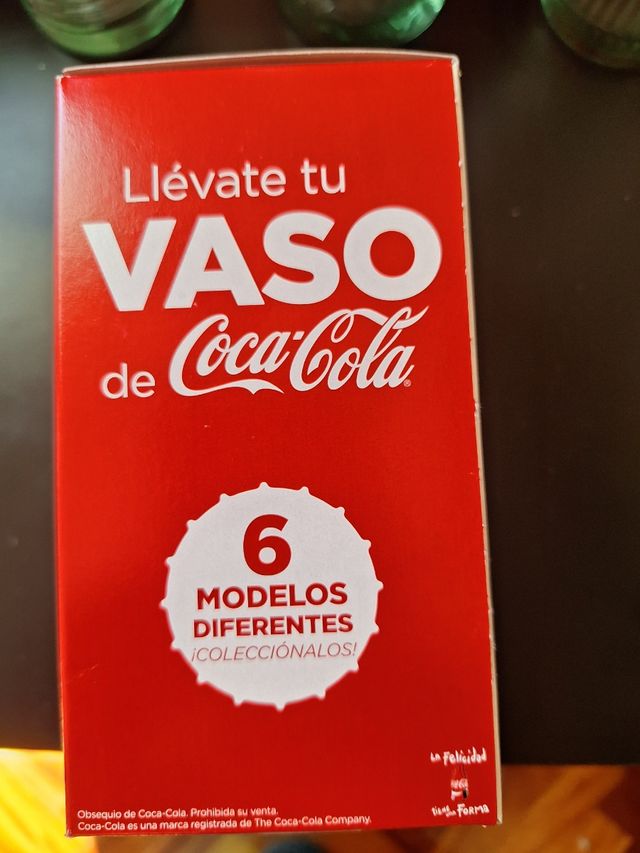 5 Vasos Coca-Cola - Colección