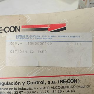 BOMBA GASOLINA CITROEN CX NUEVO BC101