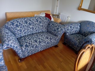 Sillones Imperio - Azul