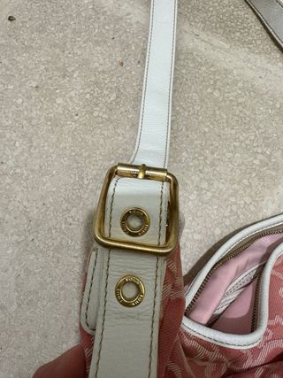 Bolso Tous rosa y blanco