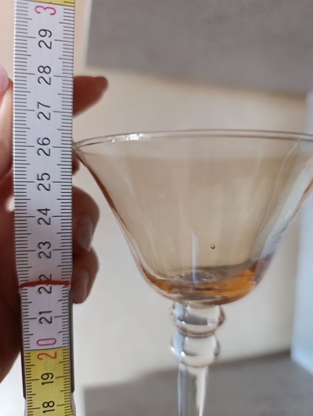 2 Vasi Lunghi Bicchieri Vetro