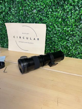 Teleobiettivo JINTU 420-800mm per fotocamera, obiettivo F/8.3-16 manuale, per Canon Nikon, Minolta, Maxxum, Pentax AF, in lega di alluminio, nero