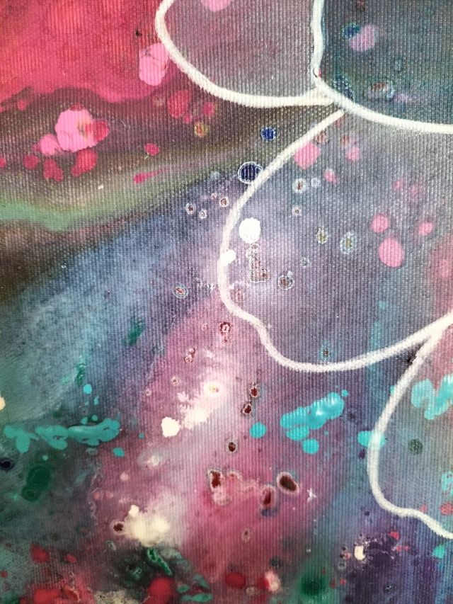 CUADRO EN ACRÍLICOS "VERANO" RESTO EXPOSICIÓN.