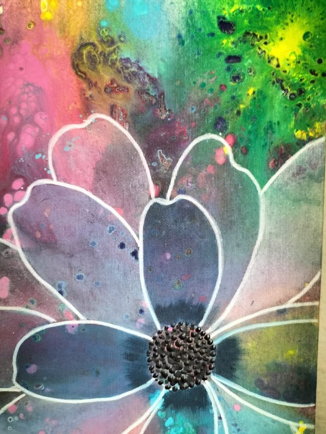 CUADRO EN ACRÍLICOS "VERANO" RESTO EXPOSICIÓN.