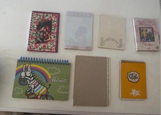 pack de libretas y agendas mini