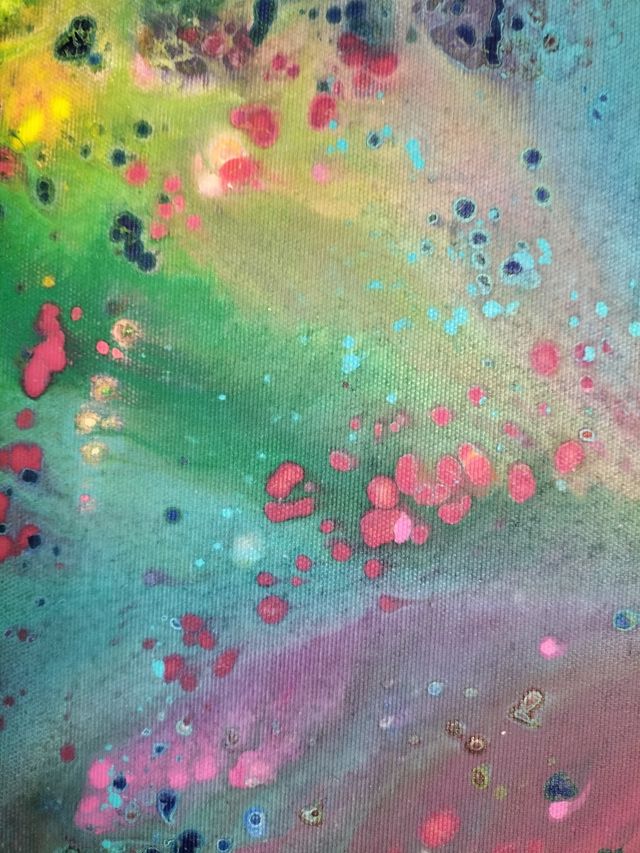 CUADRO EN ACRÍLICOS "VERANO" RESTOS EXPOSICIÓN