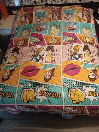 2 Colchas verano algodón multicolor las dos 30€